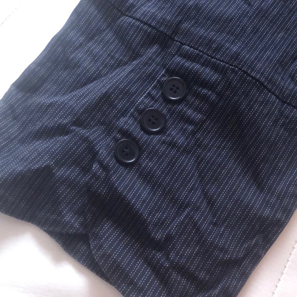 Candies pinstripes Capri crop work pants office
